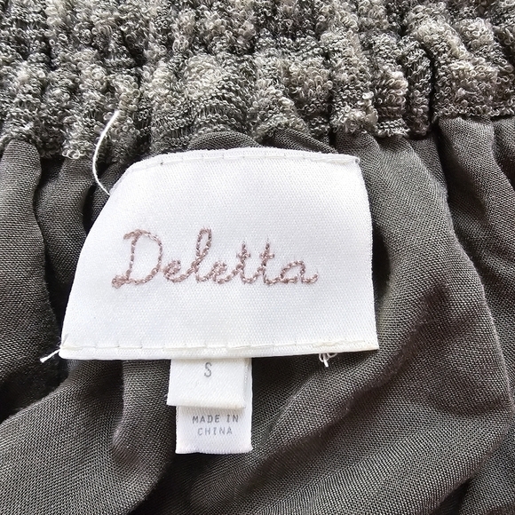 Deletta Anthropologie Off Shoulder Embroidered Lace Peasant Top in Small - Picture 9 of 11